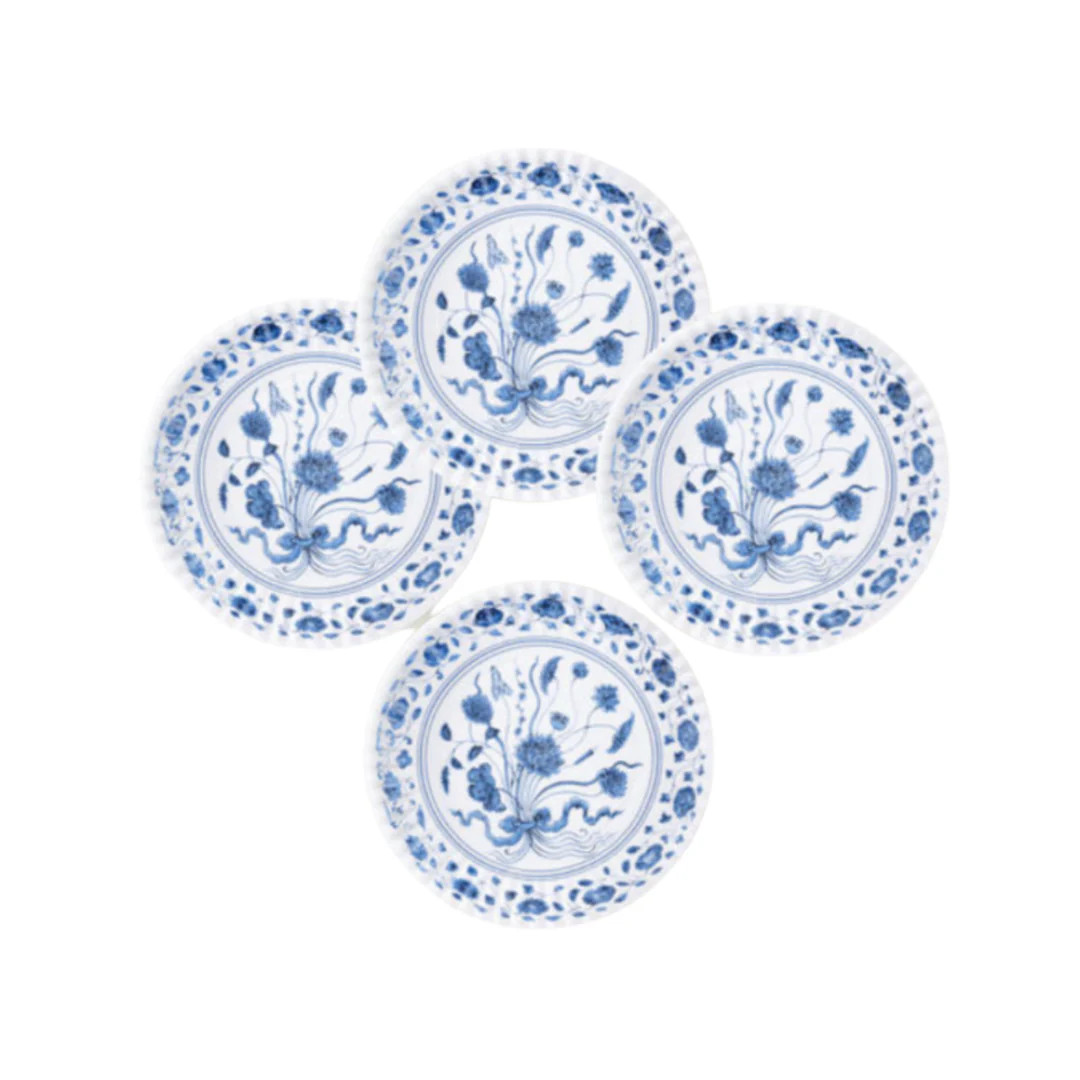 BOTANICAL MELAMINE PLATES (Set of 4) | Cooper at Home