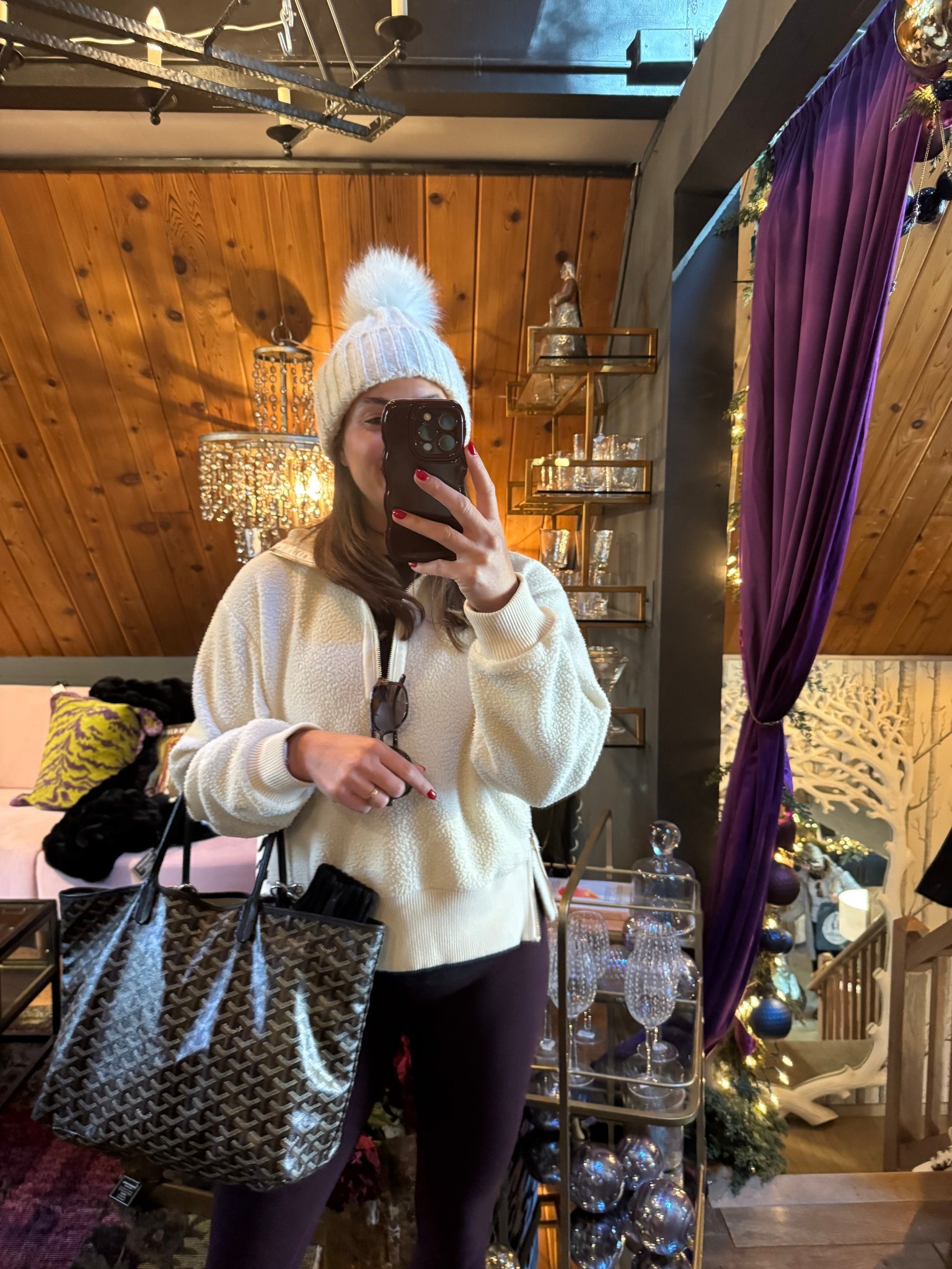 Cozied up in this Varley fleece pullover for a day of shopping and exploring! 

#LTKSeasonal #LTKOver40 #LTKTravel