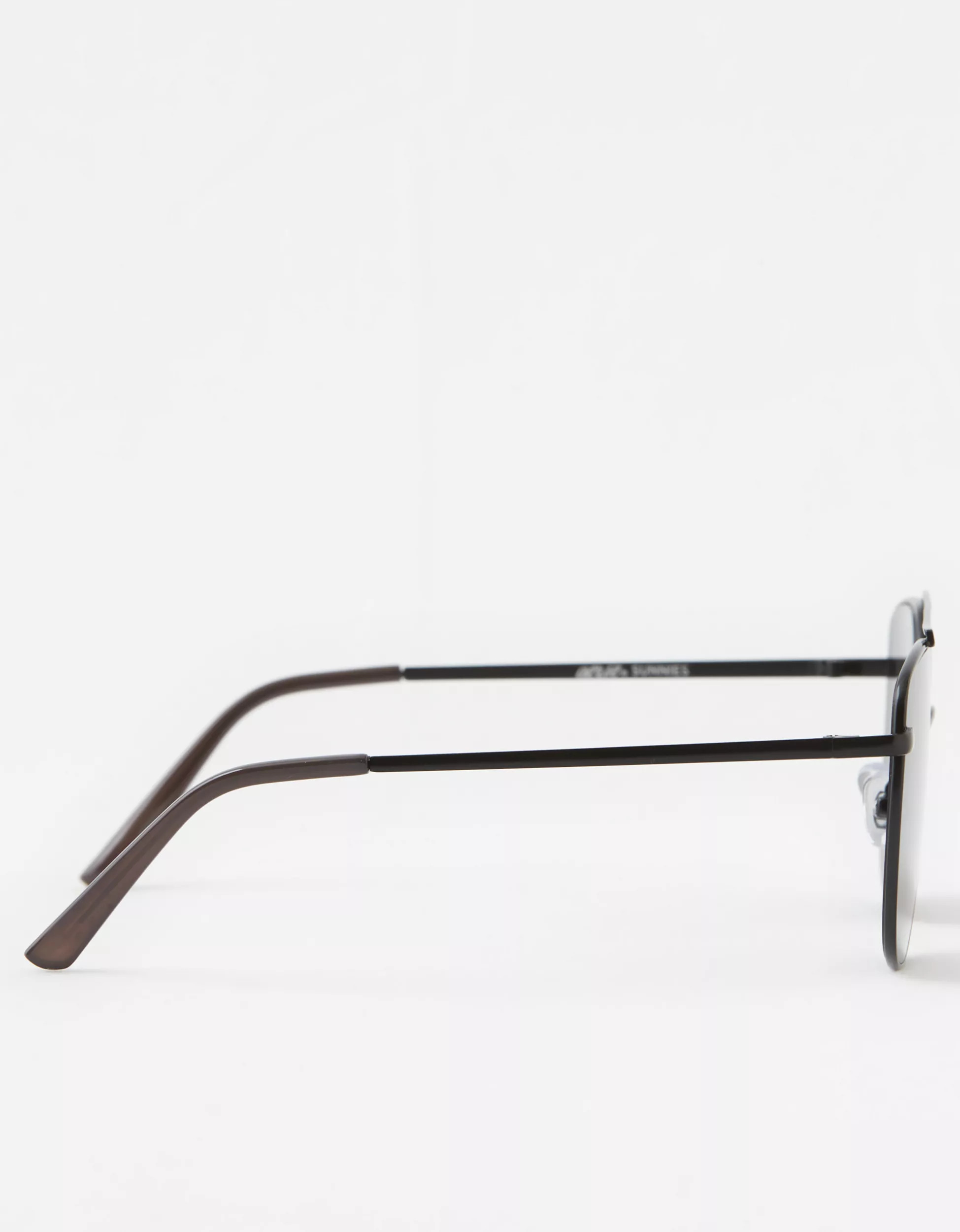 Aerie So Fly Angled Aviator Sunglasses | Aerie