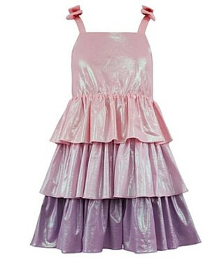 Lola  The Boys Girls Ombre Shimmer Tiered Dress -  4 | Dillard's