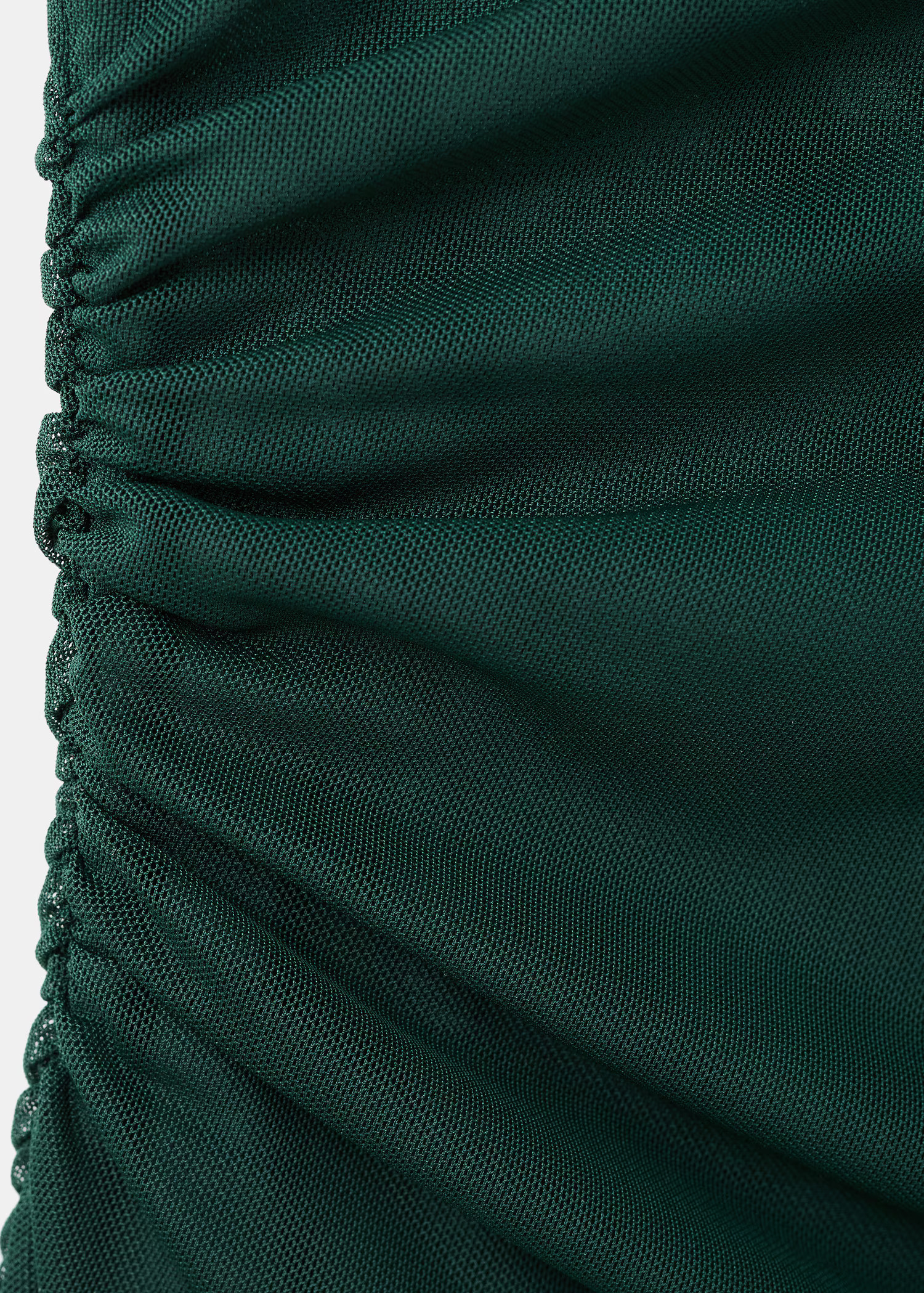 Semi-transparent top with asymmetrical neckline | MANGO (UK)