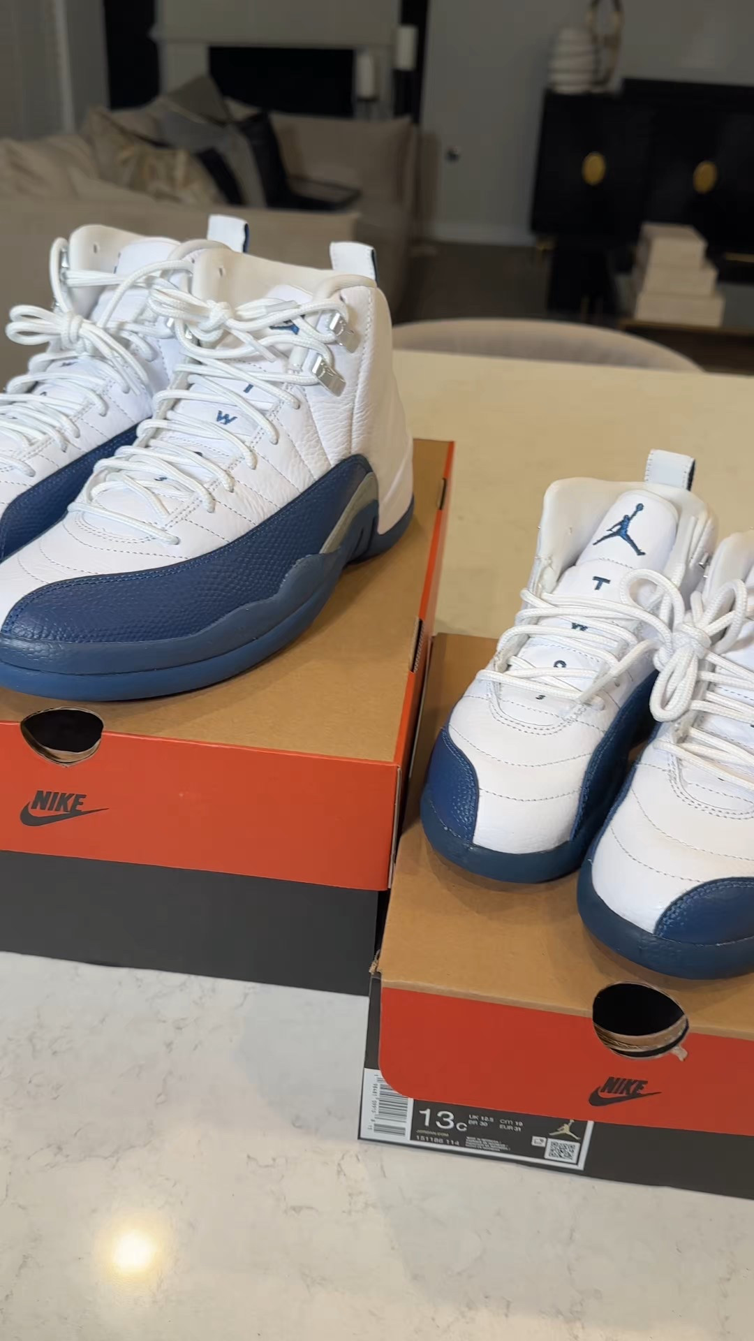 One thing in my household, we put them kids first 

Jordan 12 French Blue 

#momlife #mom #boymom #extramom #jordans #freshkicks 