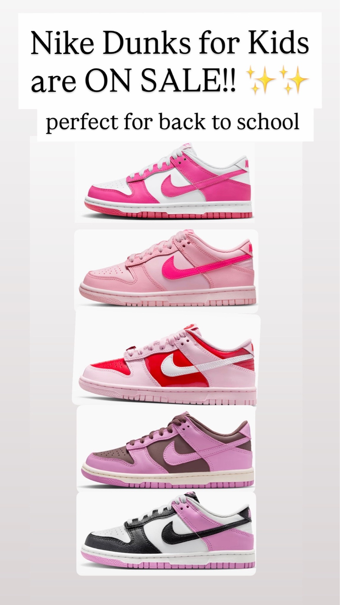 Nike dunk sneakers for kids

#LTKKids #LTKSaleAlert