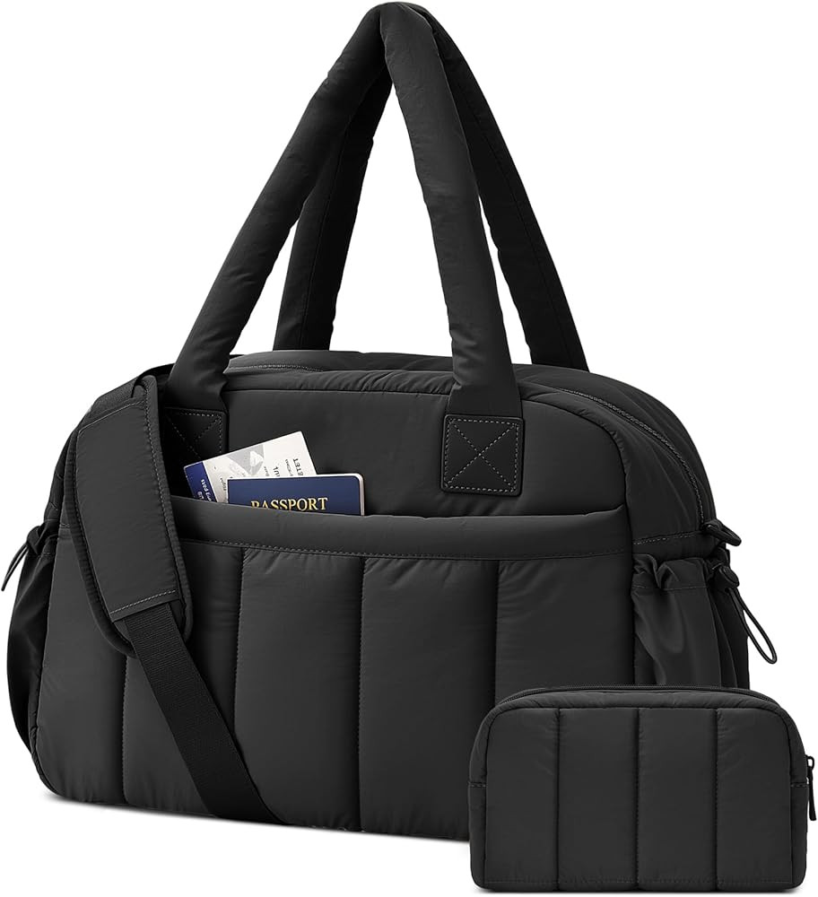 oscaurt Gym Bag for Women Lightweight Duffle Bag for Travel with Toiletry Pouch Water Resistant C... | Amazon (US)