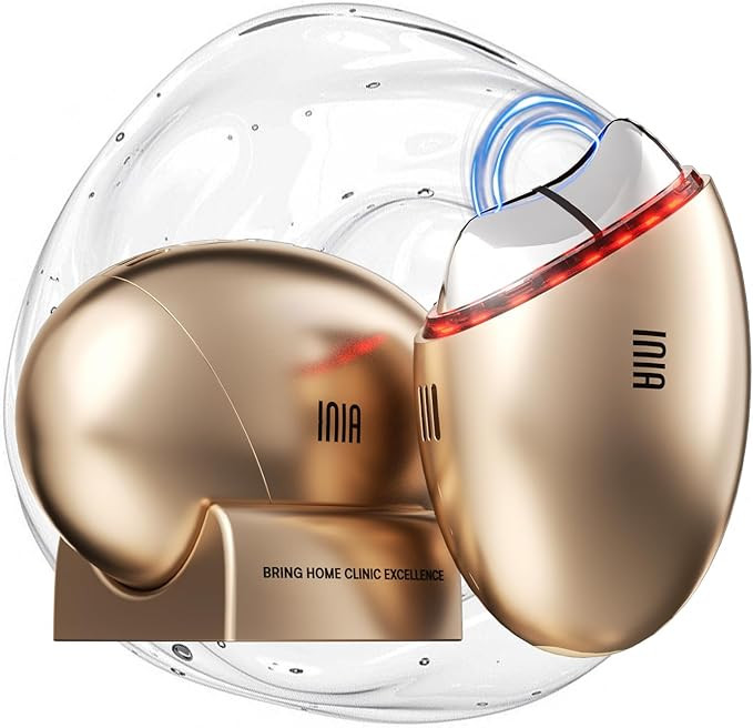 INIA 7-in-1 Red Light Therapy for Face and Neck Gua Sha Facial Massager Tool Device with Thermal ... | Amazon (US)