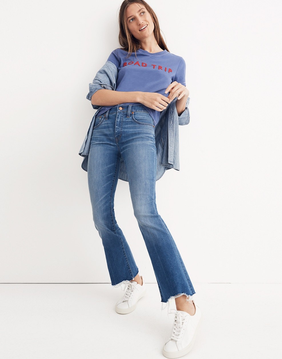 Cali Demi-Boot Jeans: Destructed-Hem Edition | Madewell