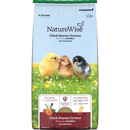 Nutrena NatureWise  Chick Starter Grower 18% Protein Crumble Non-Medicated | Tractor Supply