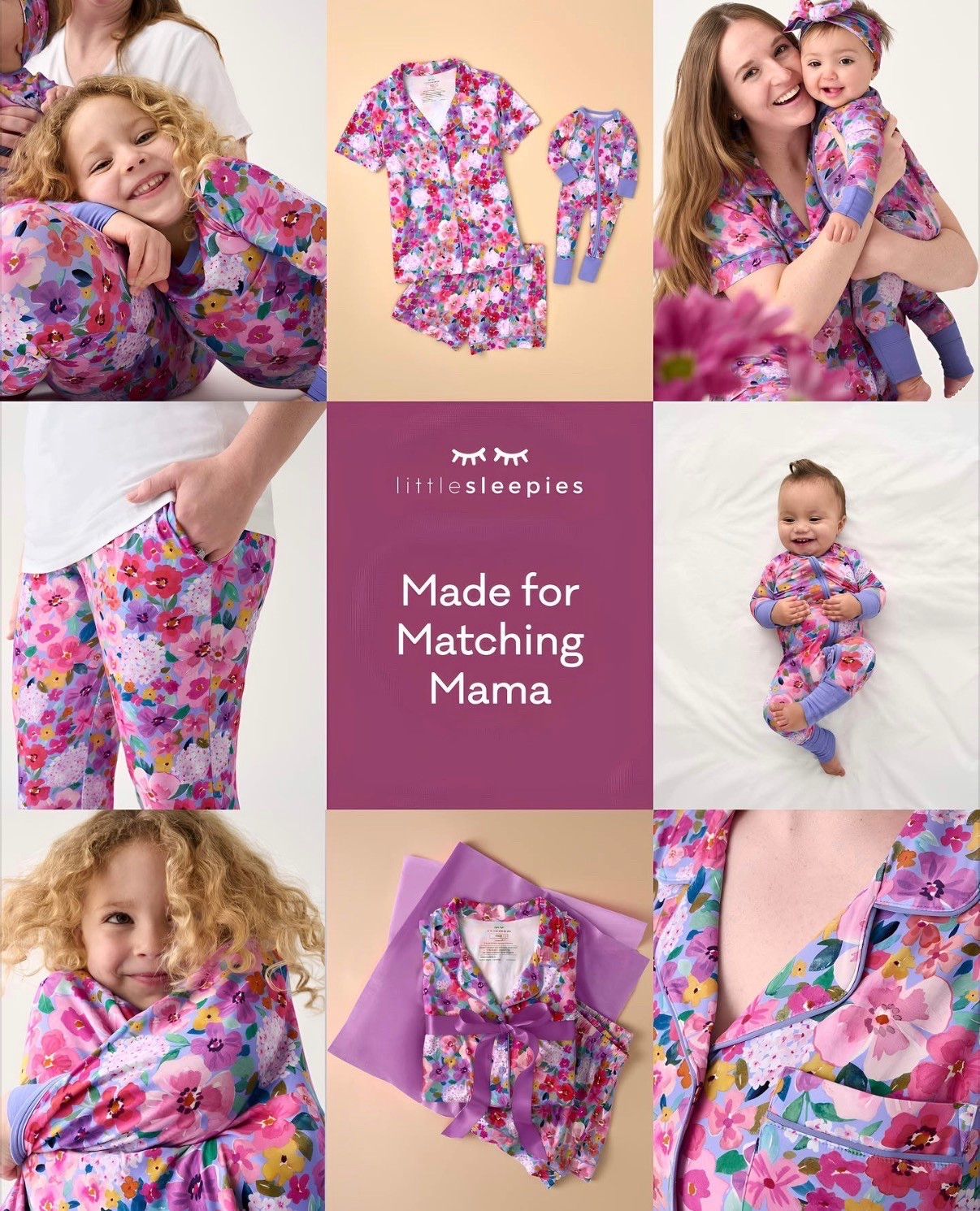Our Mother’s Day Collection is here — with fresh spring florals for mommy and me moments. 💐🌸