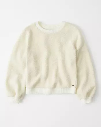 Sherpa Crewneck Sweatshirt | Abercrombie & Fitch US & UK