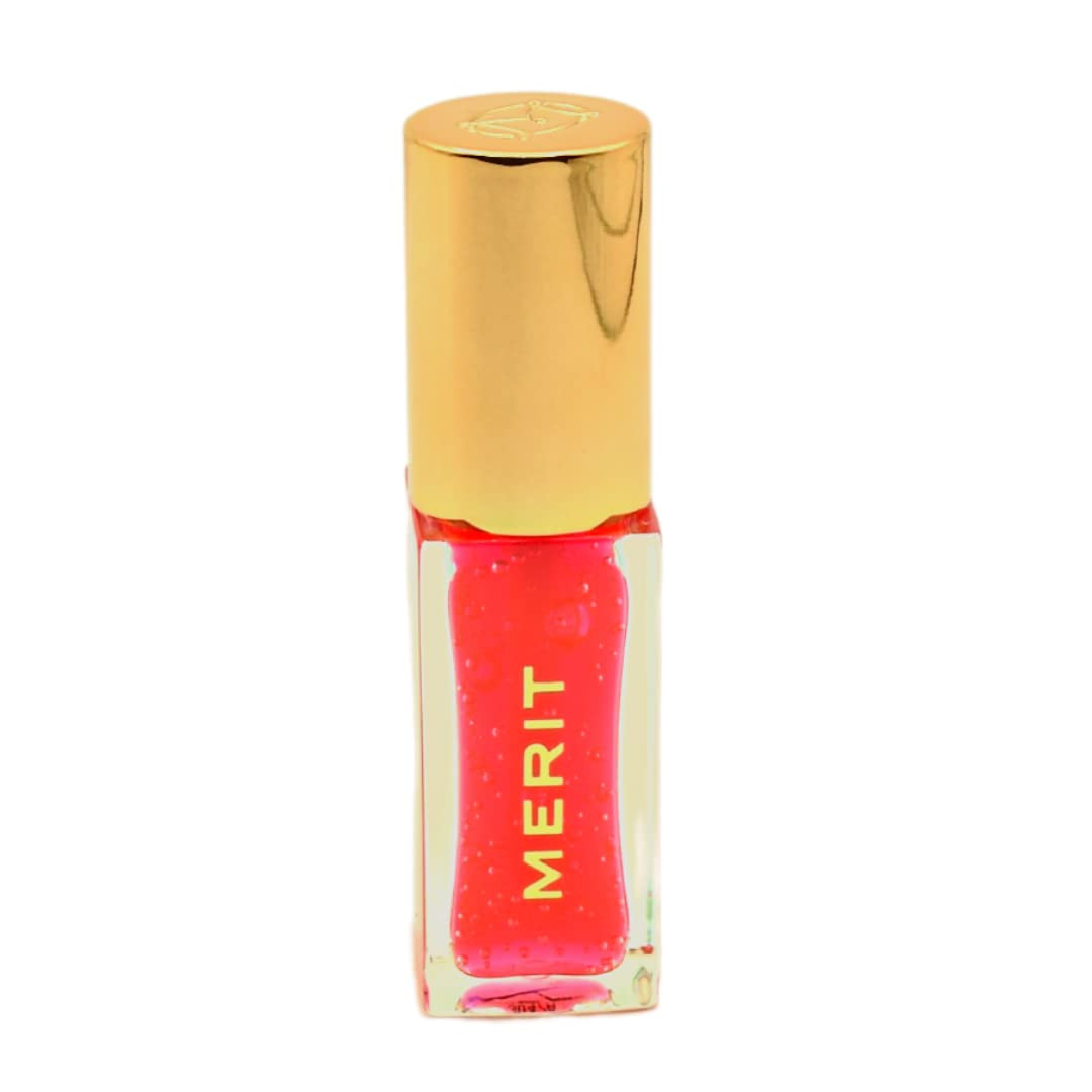 MERIT Shade Slick Gelée Sheer Tinted Lip Oil Les Deux | Amazon (US)