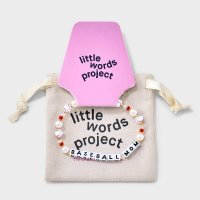 Little Words Project Baseball Mom Beaded Bracelet - White | Target