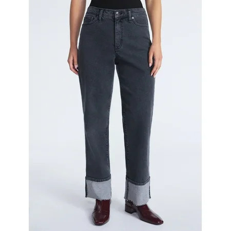 Scoop Women s and Women s Plus Benton Cuffed Ankle Jeans 25 27 and 29 Inseams Sizes 0-26 | Walmart (US)