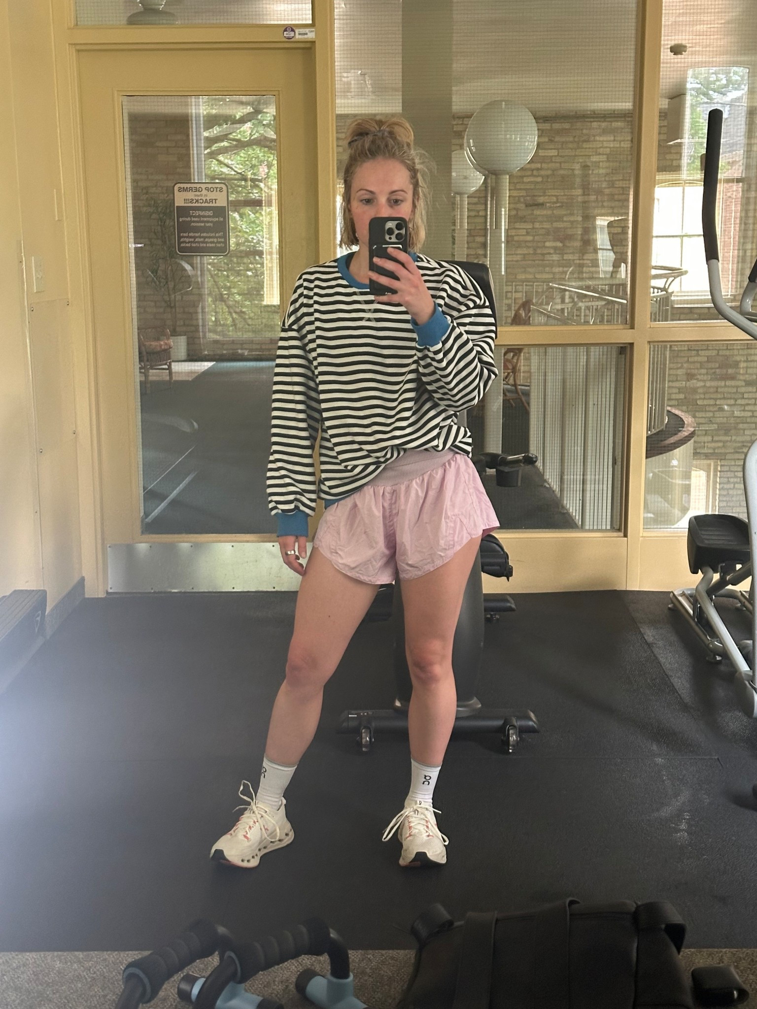 Some days. We workout and feel amazing, but look like a gremlin. 😂 

FP movement shorts in XS
Oversized amazon sweater in XS

#LTKfitness
