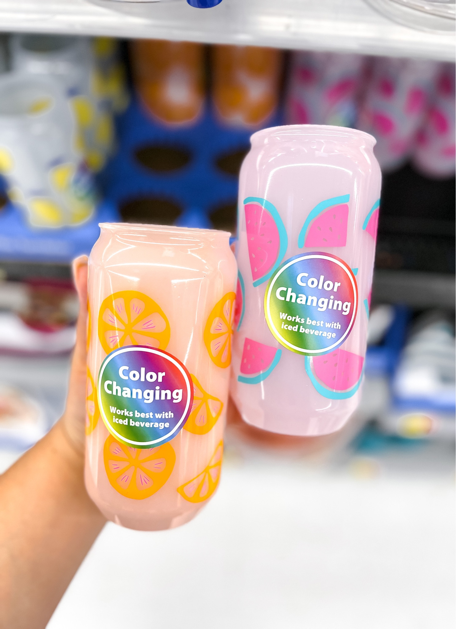 Mainstays 20-Ounce Color-Changing Acrylic Beer Tumbler at Walmart 
    **(The watermelon cup is pictured differently, but it’s the same as the one in the picture. You can double check by reading the name of item)**

#LTKFind #LTKhome #LTKSeasonal