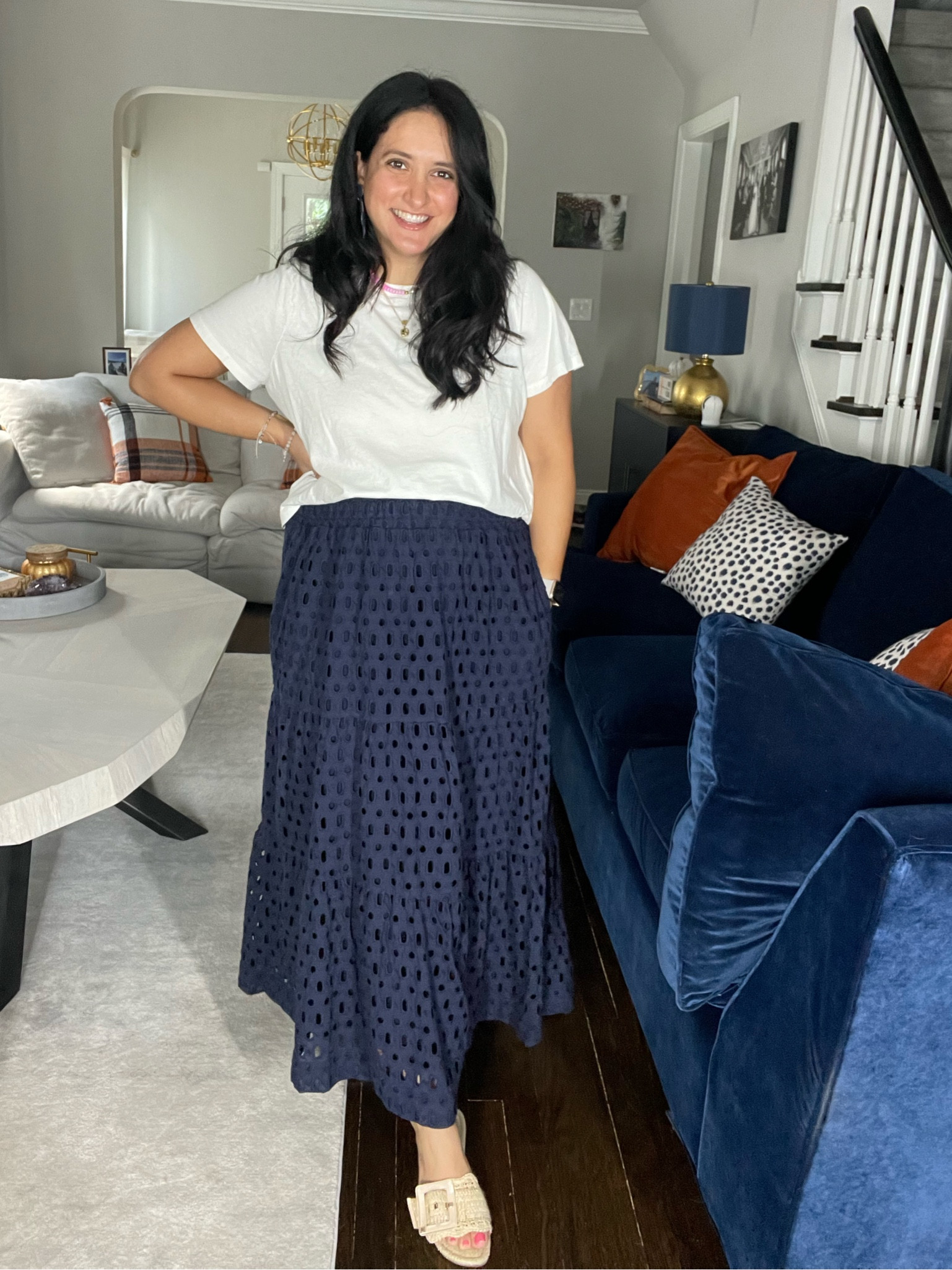 There’s two ways to face a Monday..you can either be mopey about a new week OR you can be excited for all the new things a fresh week will bring. I’m choosing to go with the latter, how about you? 

Snagged this fabulous maxi skirt when it was on sale earlier this summer. This exact color is out of stock but they have new versions and colors for fall that I’ve linked. I’m testing out a new feature to automatically send you the link..let’s see if it works. Just comment “skirt” below and it should send you the link! 🙌🏽



#LTKworkwear #LTKSeasonal #LTKstyletip