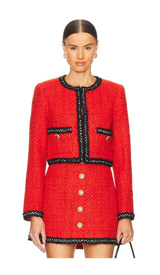 Milena Jacket in Red | Revolve Clothing (Global)