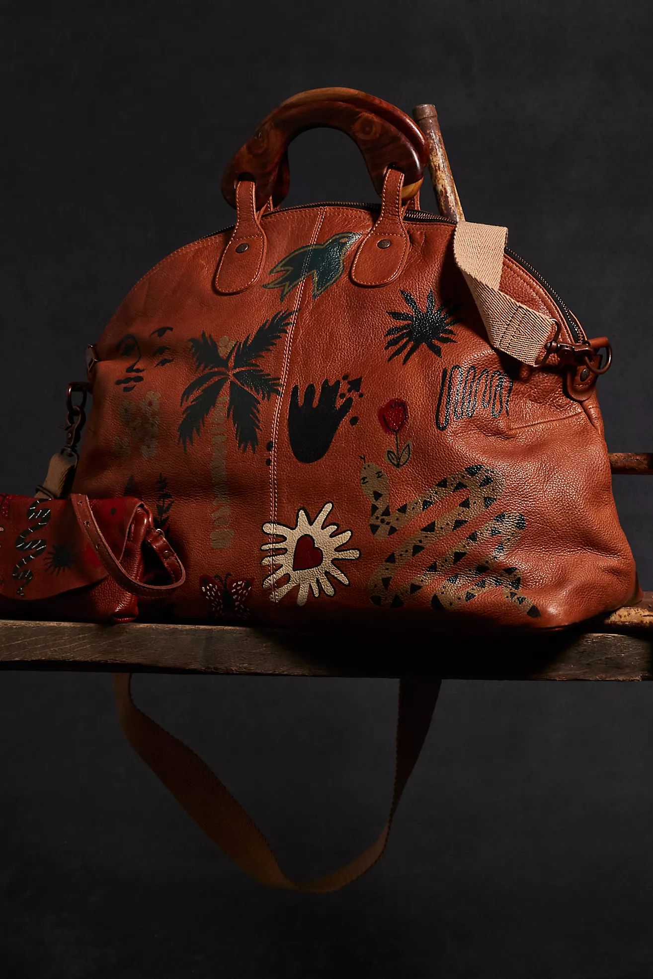 We The Free Limited Edition Hand Painted Willow Tote | Free People (Global - UK&FR Excluded)