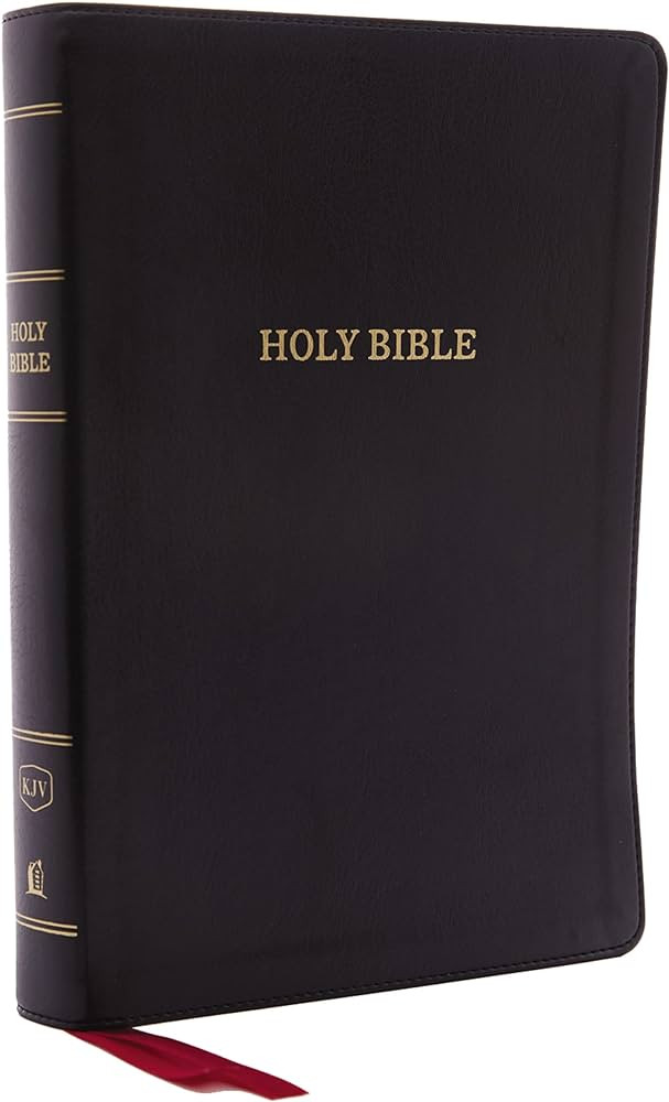 KJV Holy Bible: Giant Print with 53,000 Cross References, Deluxe Black Leathersoft, Red Letter, C... | Amazon (US)