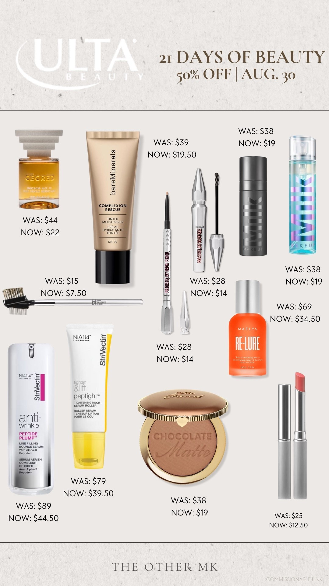 Ulta 21 days of beauty sale picks, ulta sale, beauty sale, skin care, make up, hair care, beauty must haves, fall routine, fall skincare, fall makeup

#LTKStyleTip #LTKBeauty #LTKSaleAlert