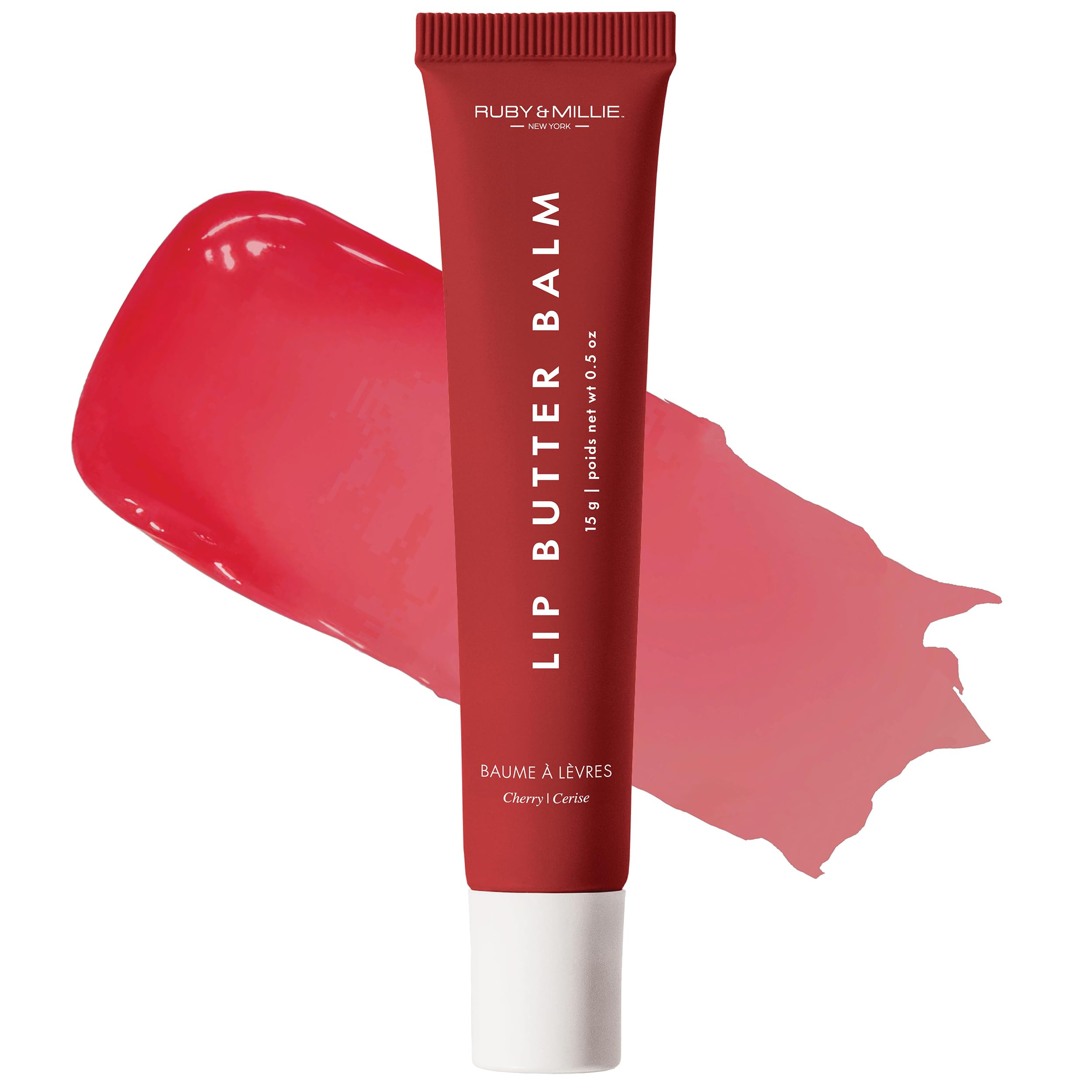 Ruby & Millie Tinted Lip Balm Hot Cocoa - Hydrating Moisturizing Lip Butter Balm Treatment - Glos... | Amazon (US)