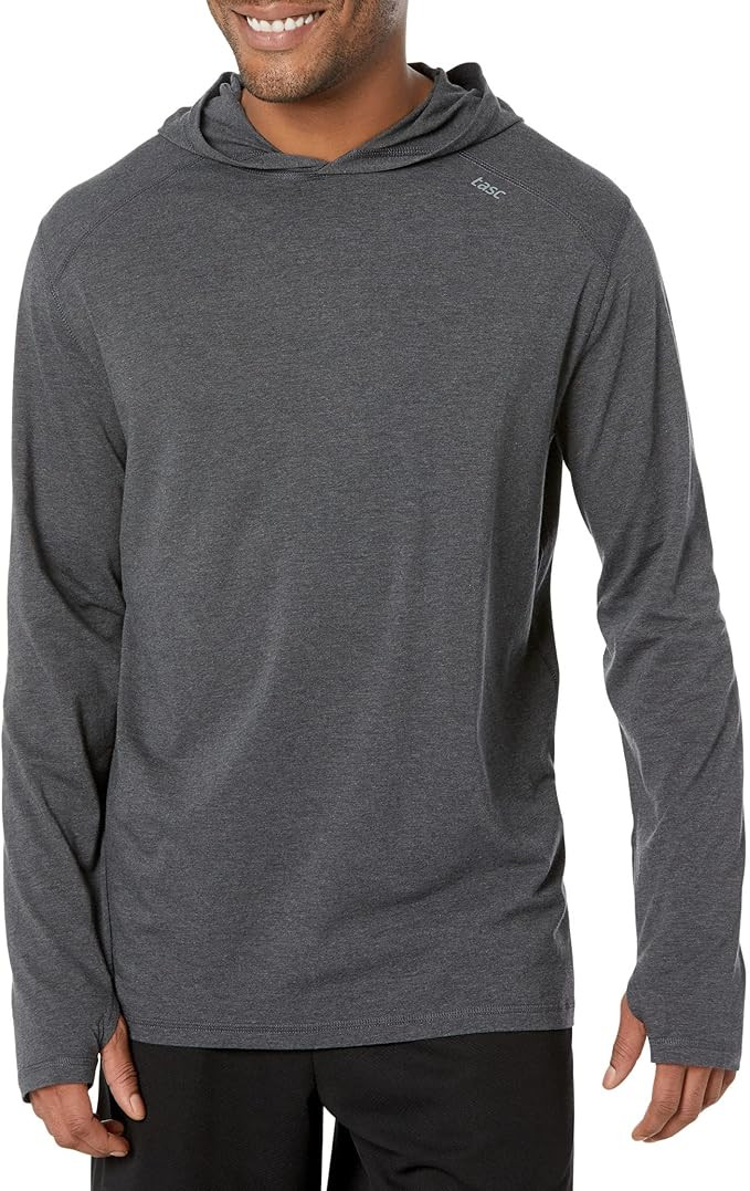 tasc performance carrollton long sleeve hood heather | Amazon (US)
