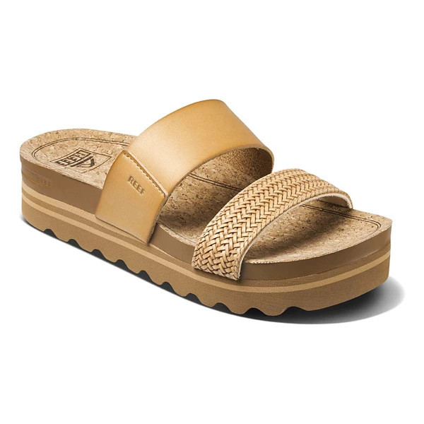 Women's Reef Cushion Vista Hi Sandals 9.5 Natural Braid | Scheels