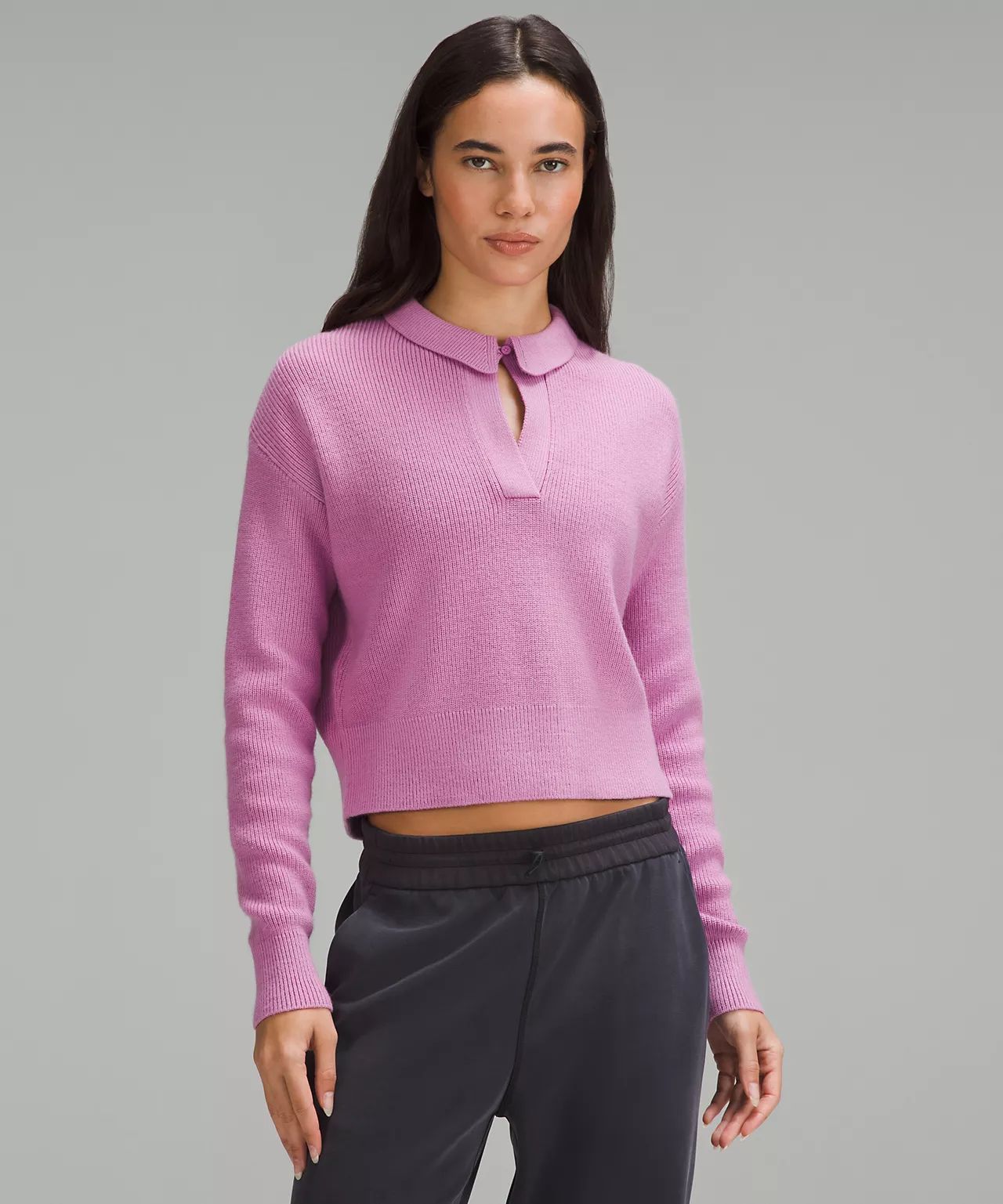 Collared Merino Wool-Blend Sweater | Lululemon (US)