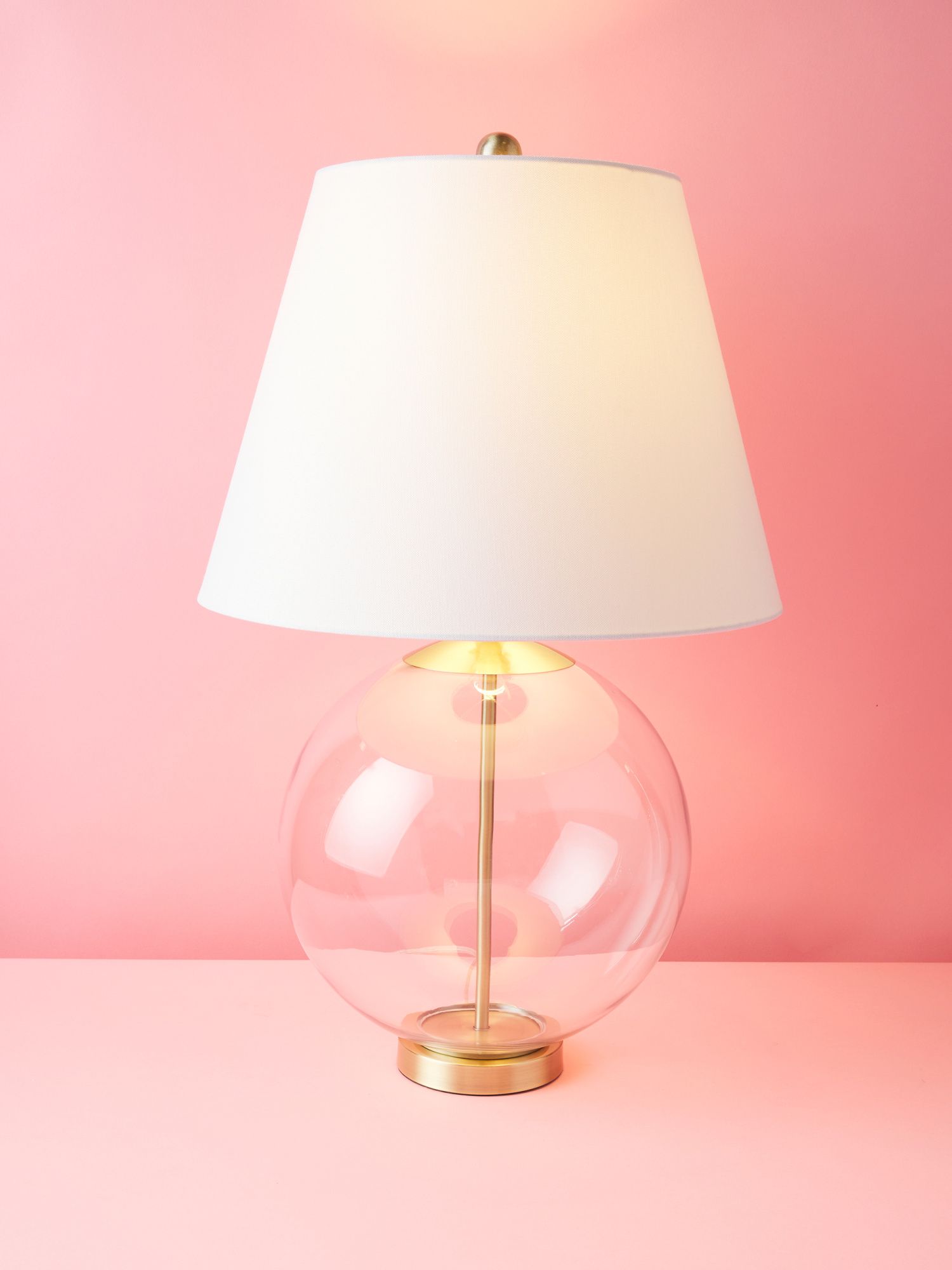 25in Glass Orb Table Lamp | Furniture & Lighting | HomeGoods | HomeGoods