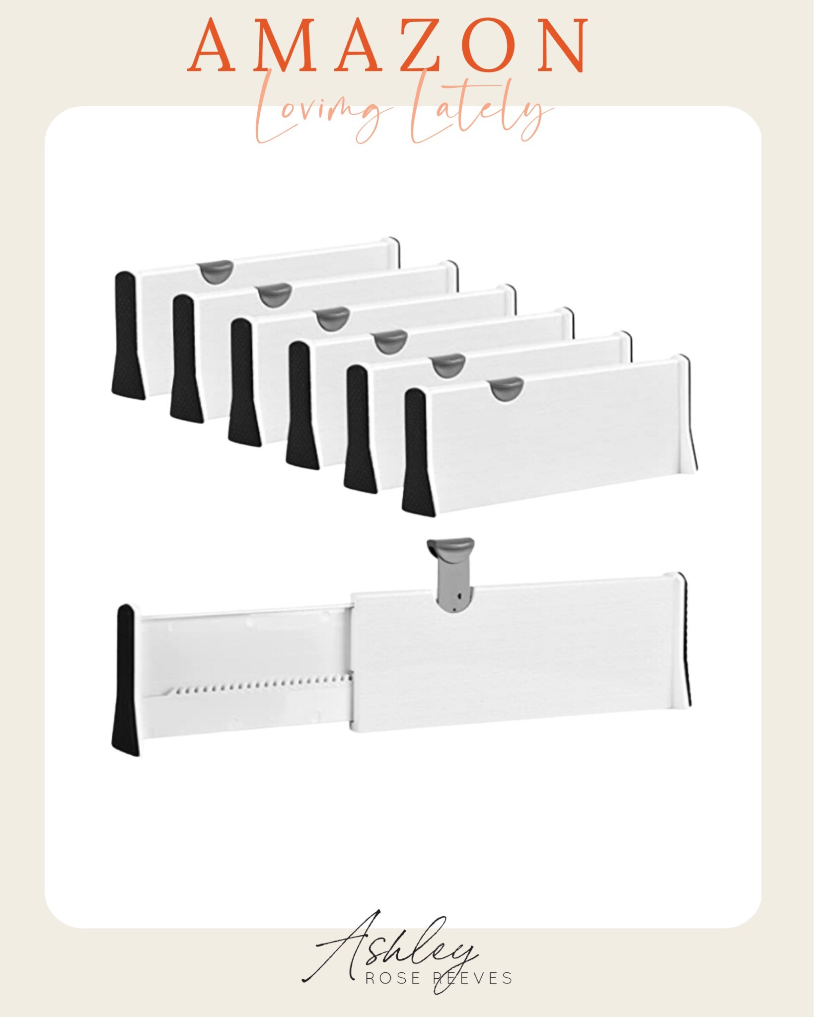 Amazon
Loving Lately 
Drawer dividers
Helps with organizing 

#LTKfamily #LTKhome #LTKkids