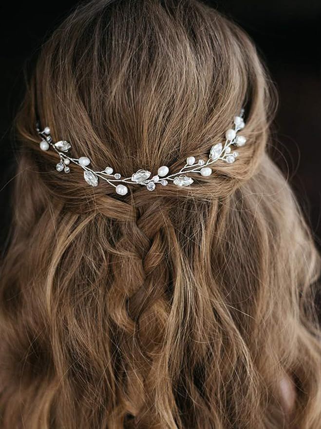 Artio Wedding Hair Vine Accessory Bridal Headpiece for Bride and Bridesmaids HV-512 | Amazon (US)