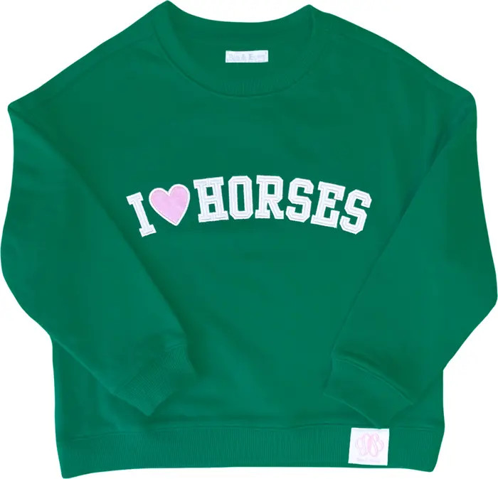 Bits & Bows I Heart Horses Sweatshirt | Nordstrom | Nordstrom