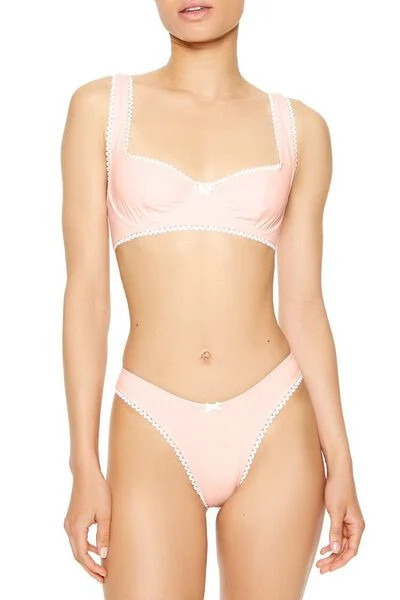 Bow Ricrac Bikini Bottoms | Forever 21