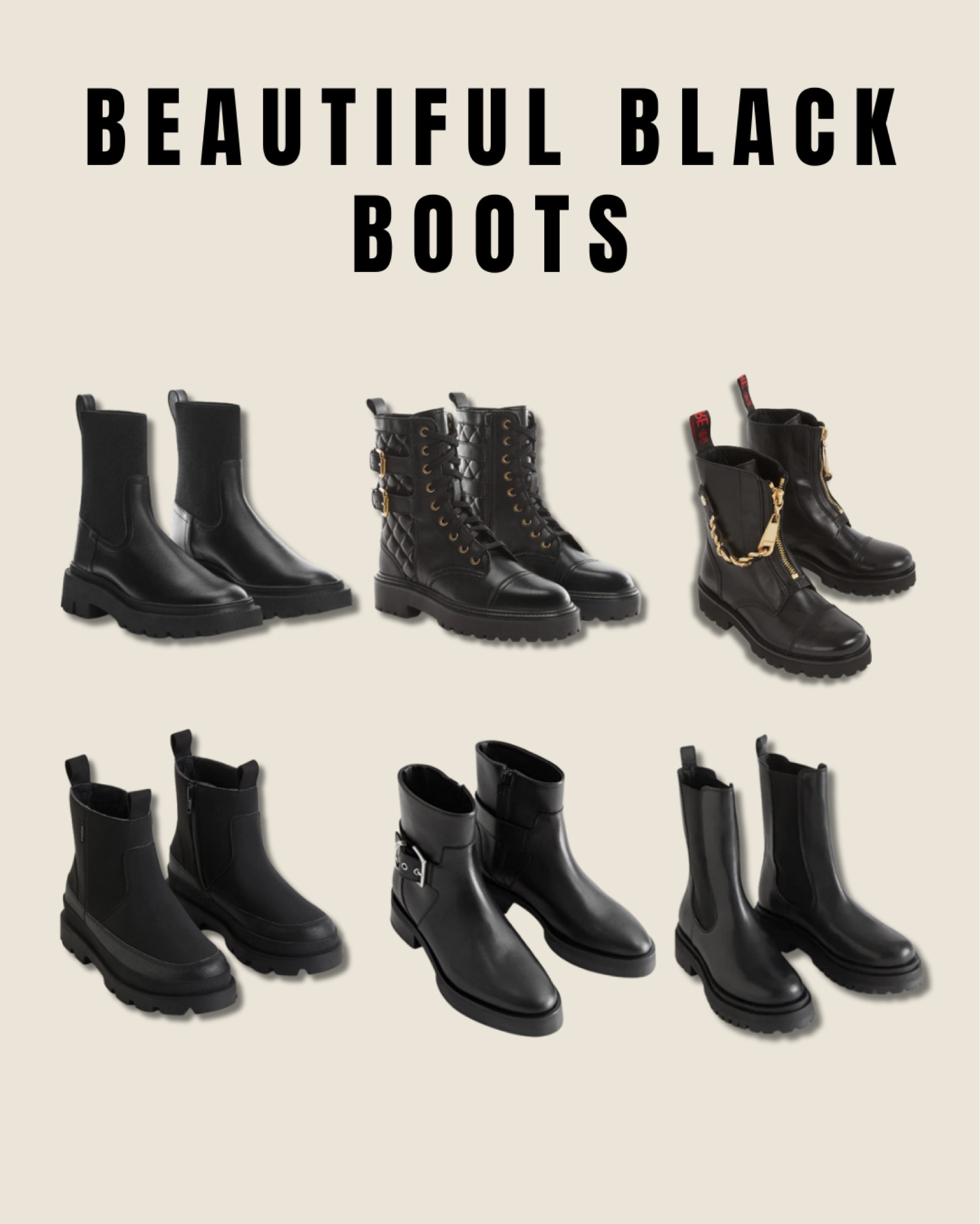 Beautiful black ankle boots 🖤

Autumn style, H&M, waterproof boots, & Other stories, chunky chealsea leather boots, Zadig & Voltaire, Mango, Nederland. 

#LTKshoecrush #LTKSeasonal #LTKeurope