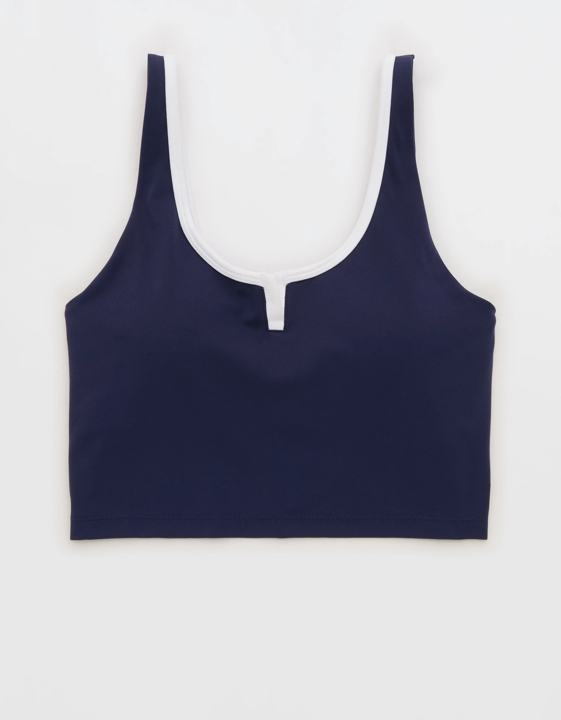 OFFLINE By Aerie Real Me Tipped Low Key Longline Sports Bra | Aerie