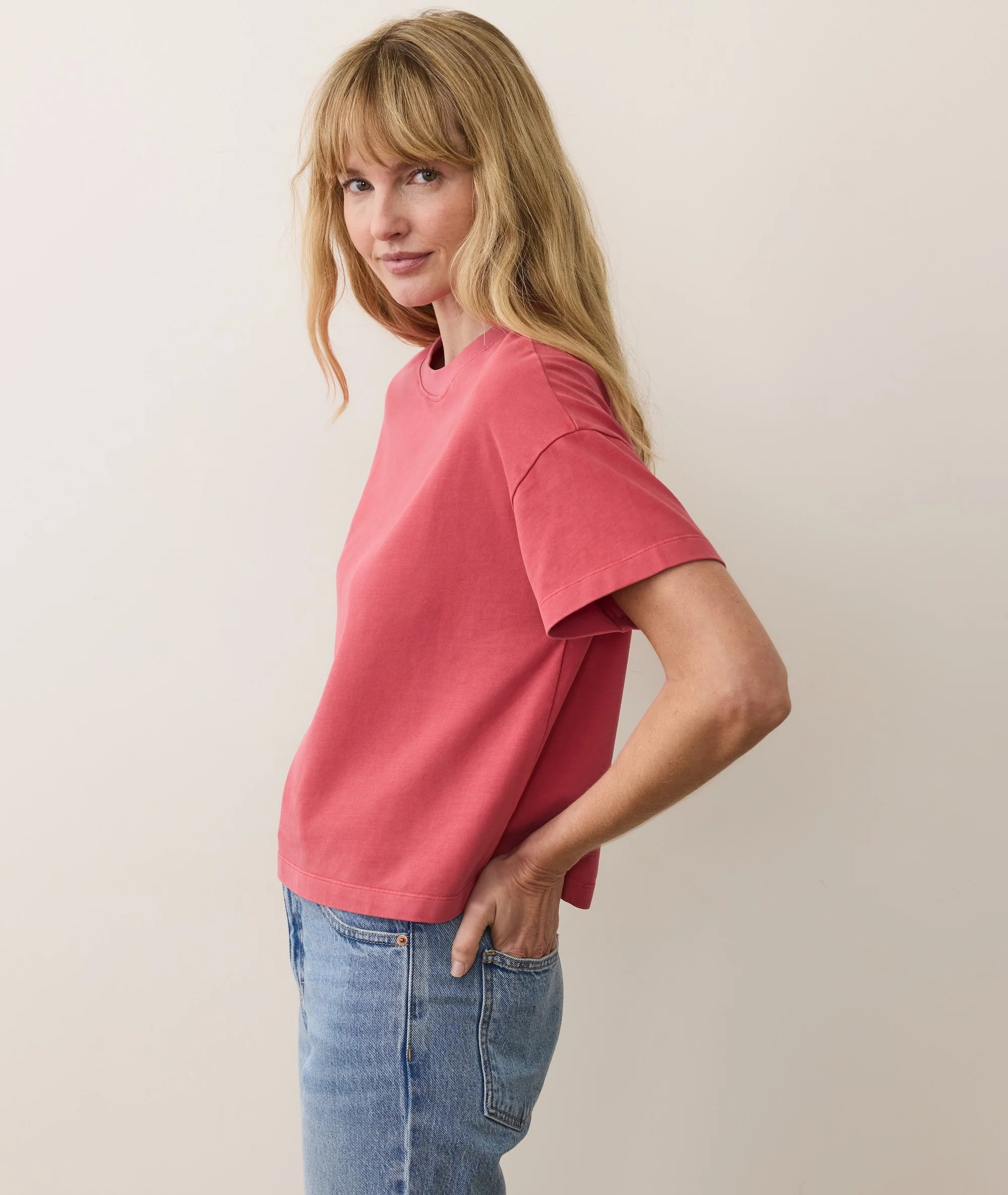 Luxe Sueded Tee | Marine Layer