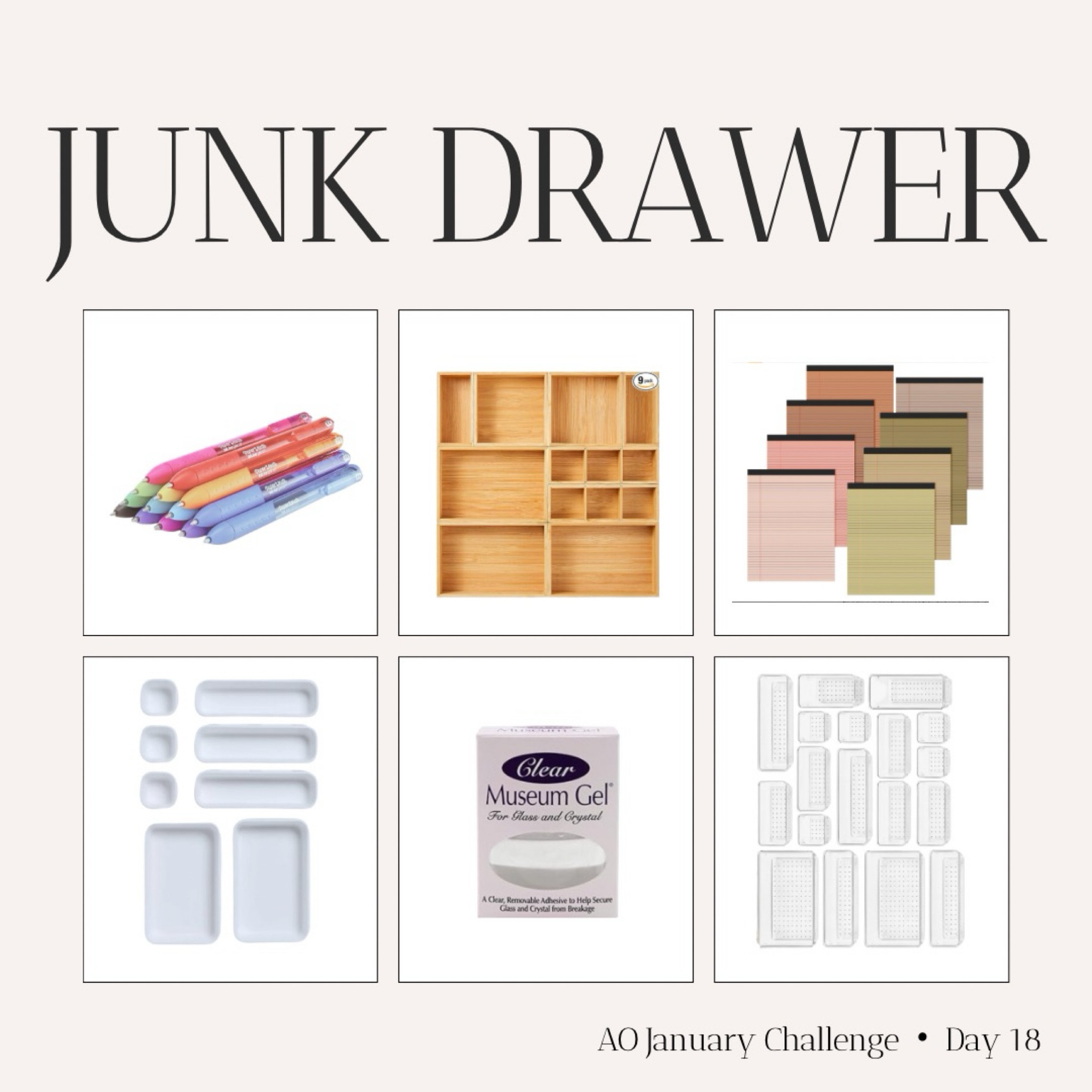 🗃 Junk Drawer! Day 18 of the #aullorganizedchallenge

If you’re new to organization, or simply want to do a project in 20 minutes or less the Junk Drawer is the space for you.

☝🏻But first, let’s give this drawer the respect if deserves - and rebrand it with The Essential Drawer. 💥

• Step 1 - Take everything out. All. Of. It.

• Step 2 - Make your categories! - batteries, chargers, pens, random toys, hair brushes, scissors. Take stock of what you have. 🕵🏼‍♀️

• Step 3 - get rid of whatever is unused or broken. 🗑

• Step 4 - divide the space with drawer dividers/organizers.

Try your best to cover the ENTIRE drawer’s surface. This keeps tiny objects from being lost and containers from slip sliding away. 🤸‍♀️

🖤Put back only what is USED & LOVED. Not used? Bye! Not loved? Bye bye 👋🏻.

☀️ Bask in the glory of a job well done! Follow my shop @aullorganized on the @shop.LTK app to shop this post and get my exclusive app-only content!

🤓 Post your picture of today’s challenge to your stories and tag @aullorganized and use #aullorganizedchallenge to connect with the community!

Thank you for sharing the love and inspiring others! 👏🏼
.
.
.
.

#organization #organized #declutter #getorganized #homeorganization #organizedhome #organize #organizedlife #storage #homedecor #declutter #homeorganizer #planner #organizingtips #decluttering #simplify #clutterfree #productivity #personalorganizer #tidy #kc #kansascity #kcblogger #organizingchallenge #januarychallenge #aullorganizedchallenge

#LTKFamily #LTKHome #LTKFindsUnder50