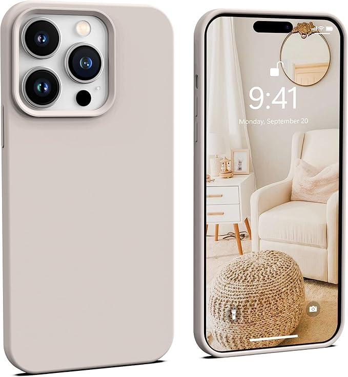 IceSword iPhone 14 Pro Case Stone (2022), Liquid Silicone Case Phone Cover Slim Protective, Soft ... | Amazon (US)