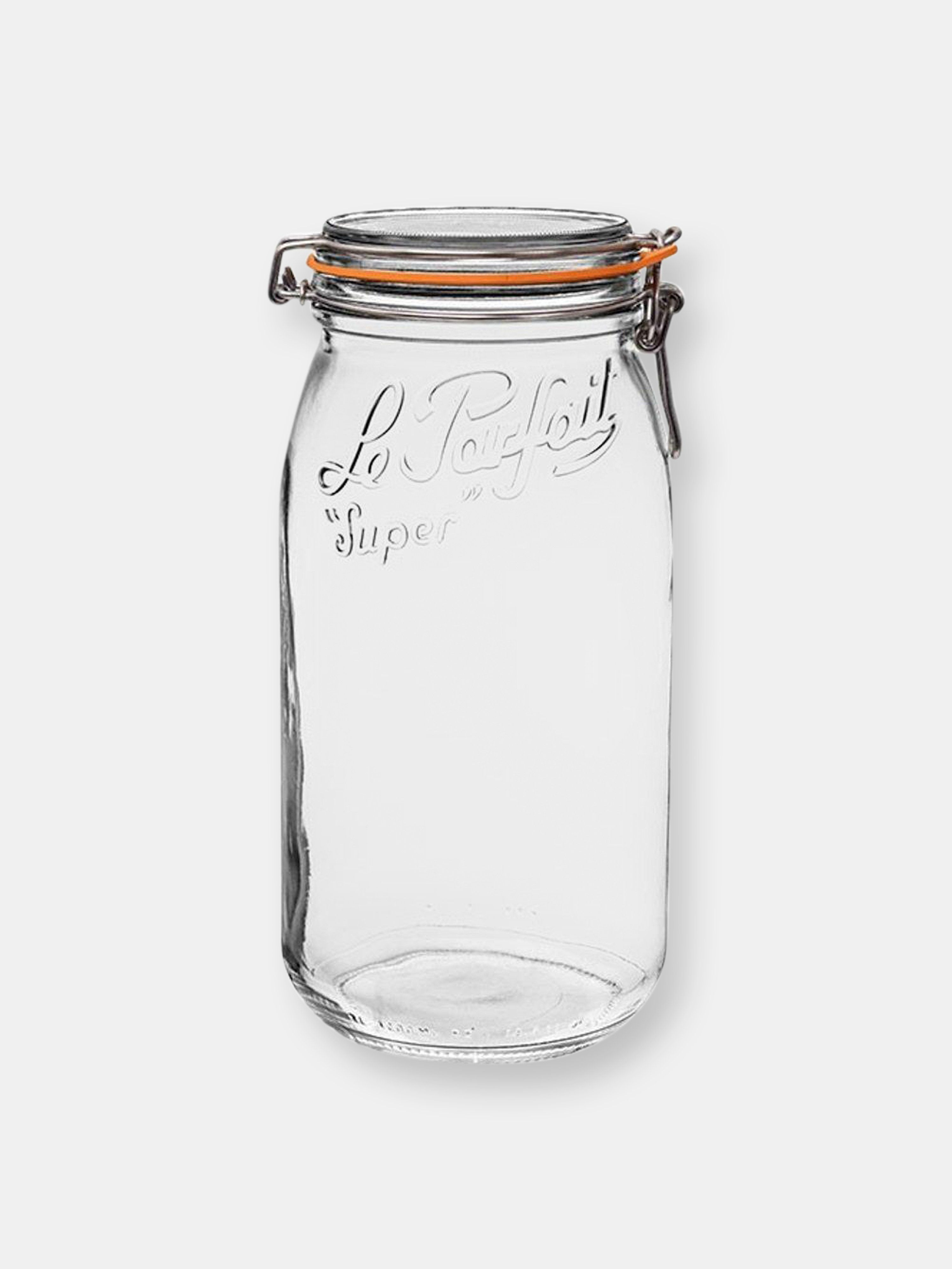 Le Parfait Super Jars - 3L (96OZ) / SET OF 3 - Also in: 750ML (24OZ)/ SET OF 4, 250ML (8OZ) / SET OF | Verishop