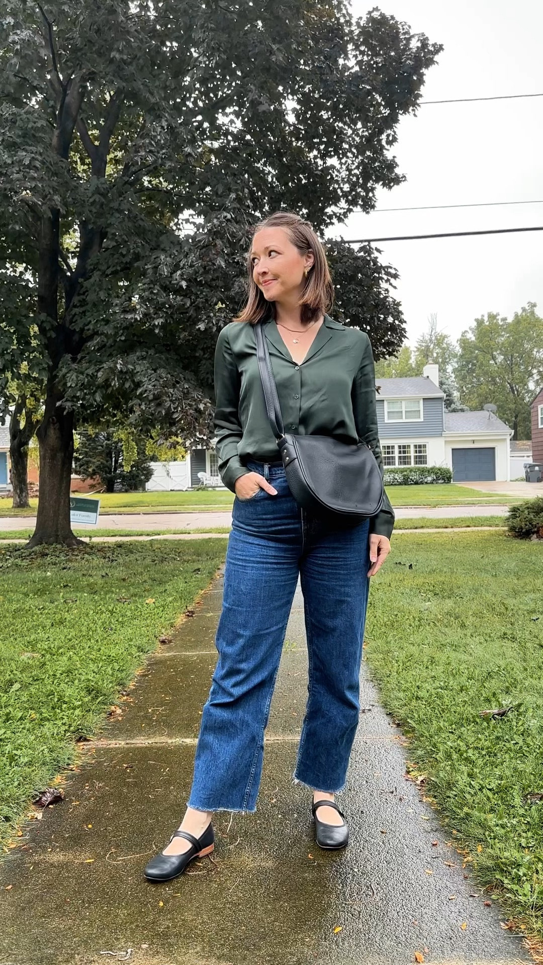 Casual fall outfit of the day. Everything is tts. Jewelry is always Sela Designs. Bag is bytavi.com

#LTKSeasonal #LTKFindsUnder100 #LTKStyleTip