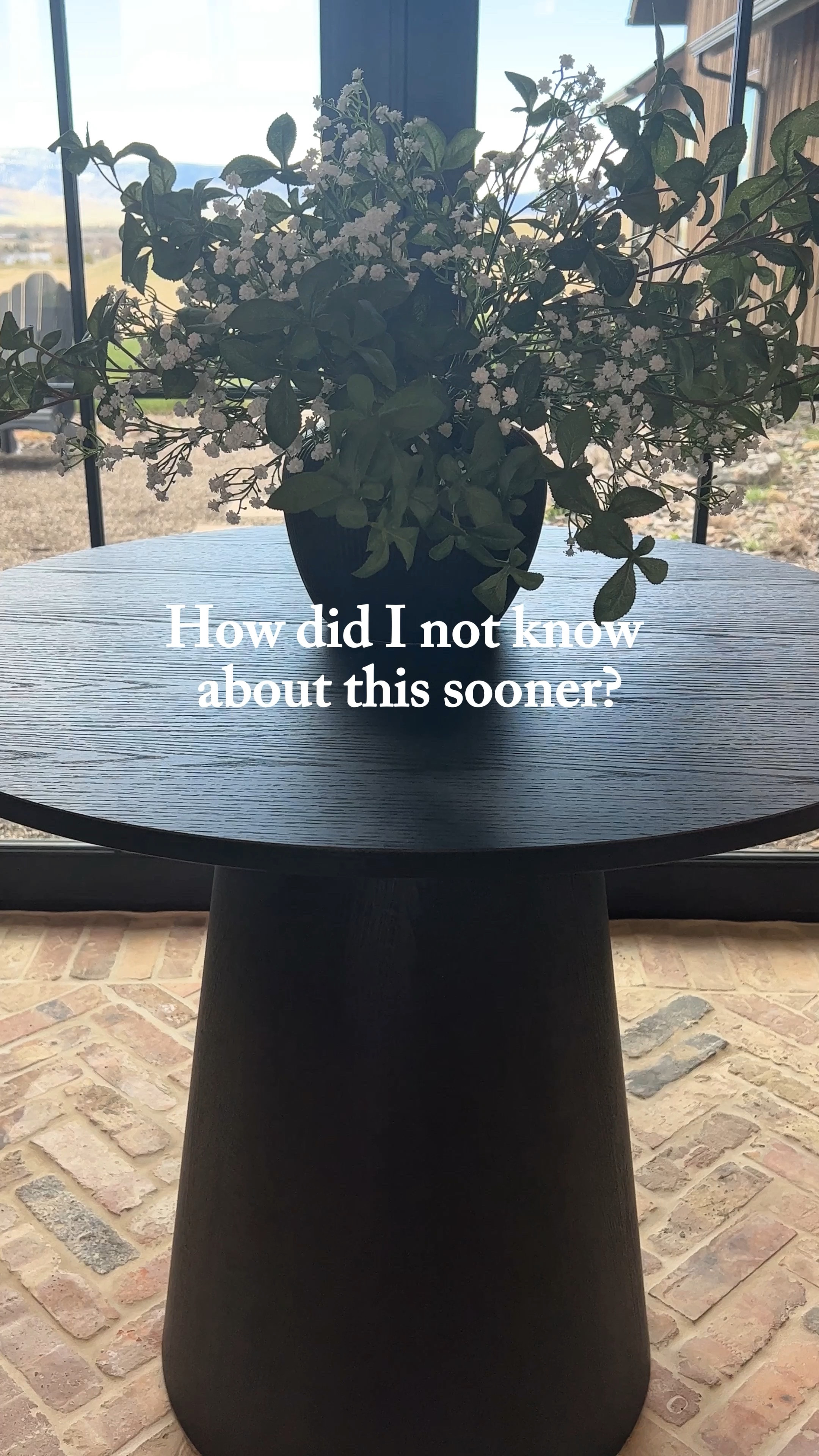 How did I not know about this sooner 🤯 This table is FANTASTIC. 

It’s also from Target!! What?!

I was on the hunt for MONTHS looking for the right table for our foyer. I knew it needed to be around 30-36” inches which is a hard-to-find size (this one is 35” and it’s 👌🏻). 

I found one from Wayfair, but I wasn’t comfortable doing a bigger buy knowing that if it was damaged during shipping or if it wasn’t very nice I would struggle to return it. So I found this gem!! Took me forever searching at Target, it’s tucked away — I’ll send you a link if you want — but what a FIND!!

The quality was sooo good when I opened it up. The top is real solid wood, and it came in two very heavy pieces. 

I’m planning to get another as a dining table for our galley kitchen upstairs in our new apartment too — but next time in Oak, the light wood color is beautiful too.

It’s so perfect for our space, there’s no risk because it’s Target. So, so thrilled to have found this! It really finishes off this room and makes it feel complete.

#thepopmaison
#targetfinds
#targethome
#targethomestyle
#entrywaydesign
#entrydecor
#foyerdecor
#entrytable
#foyertable
#homedesign
#targetpartner
#paidlink

@thepopmaison


#LTKHome