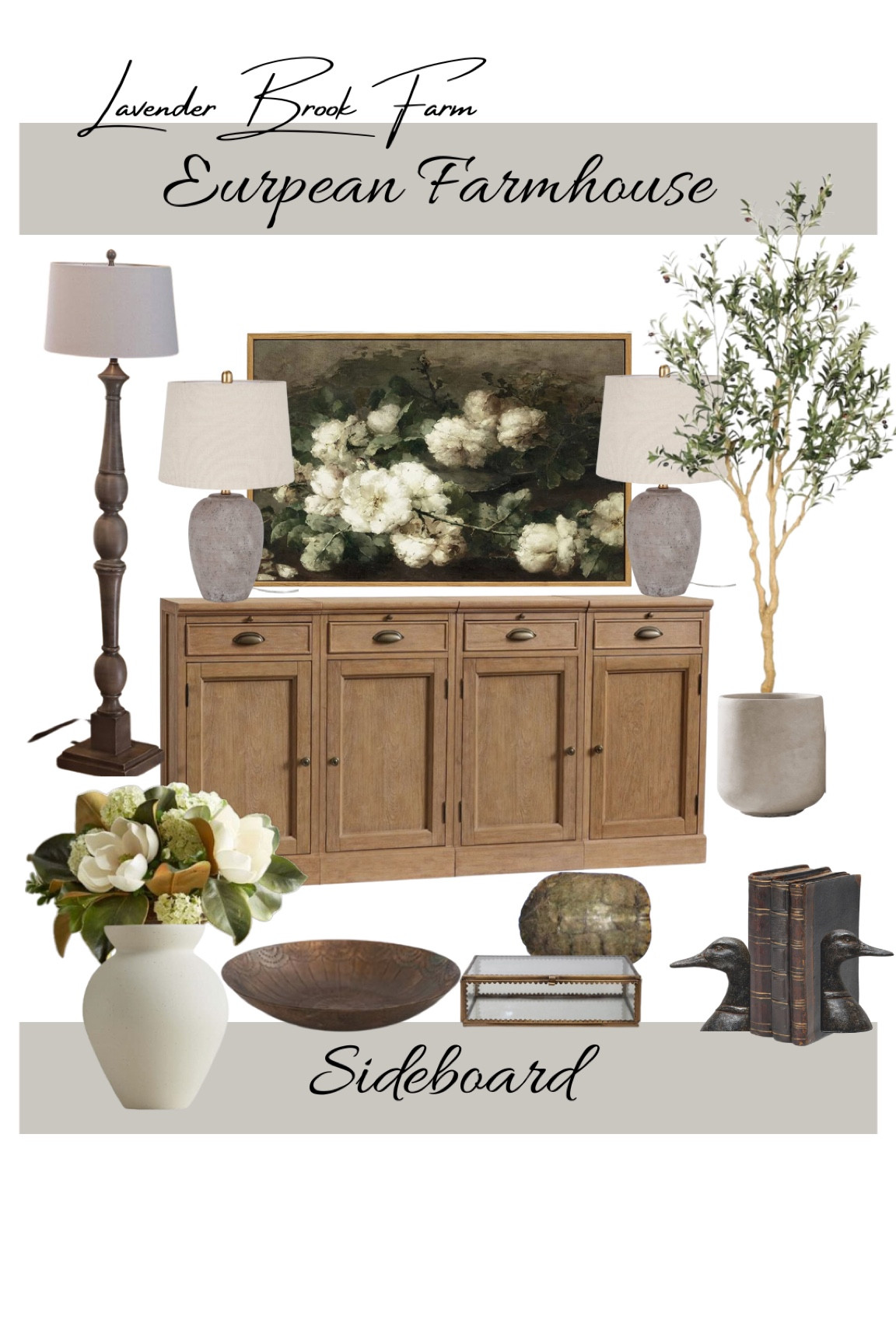 Winter Inspired Sideboard 

#LTKHome #LTKSeasonal