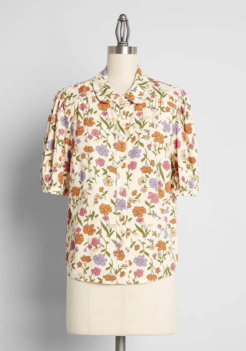 Wildflower Wanderer Button-Up Top | ModCloth