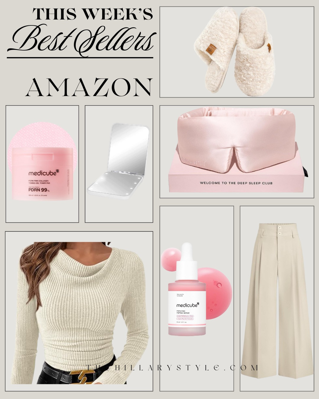 THIS WEEK’S AMAZON BESTSELLERS — COZY, BEAUTY & EVERYDAY STYLE! These are the pieces you’re coming back for again and again. From cozy essentials and elevated basics to skincare favorites I personally reach for, these Amazon bestsellers are practical, flattering, and easy to work into everyday life. If you’ve been wondering what’s actually worth it — this is it.

#Amazon #TheHillaryStyle #AmazonBestsellers #NeutralStyle #EverydayEssentials #AffordableStyle #AmazonFinds #CleanAesthetic #ModernLifestyle 

 #LTKValentine #LTKselfcare #LTKOver40