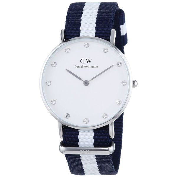 Daniel Wellington Women's Glasgow  Blue Nylon Quartz Watch | Bed Bath & Beyond