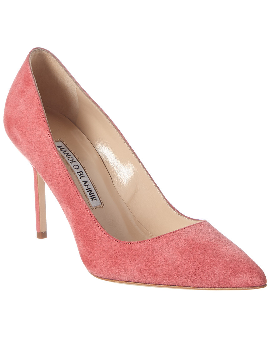 Manolo Blahnik BB 90 Suede Pump | Ruelala