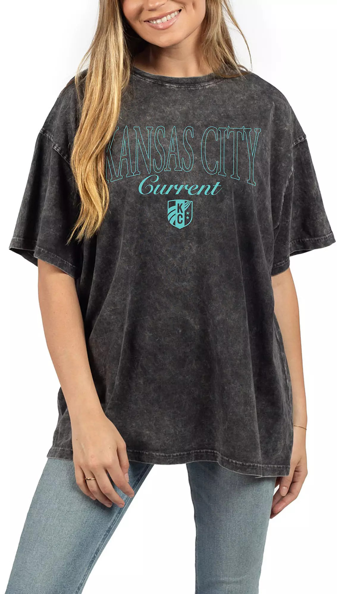 chicka-d Women's Kansas City Current Graphite The Band T-Shirt | DICK'S Sporting Goods