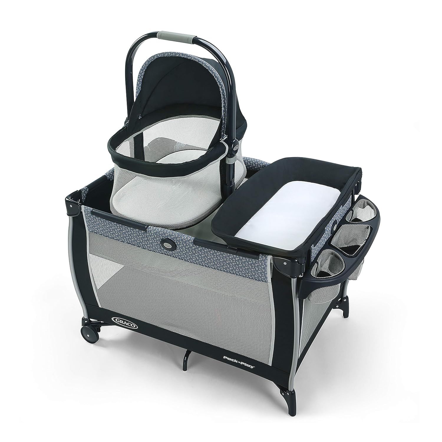 Graco Pack 'n Play Day2Dream Bassinet Playard | Features Portable Bedside Bassinet, Diaper Change... | Amazon (US)