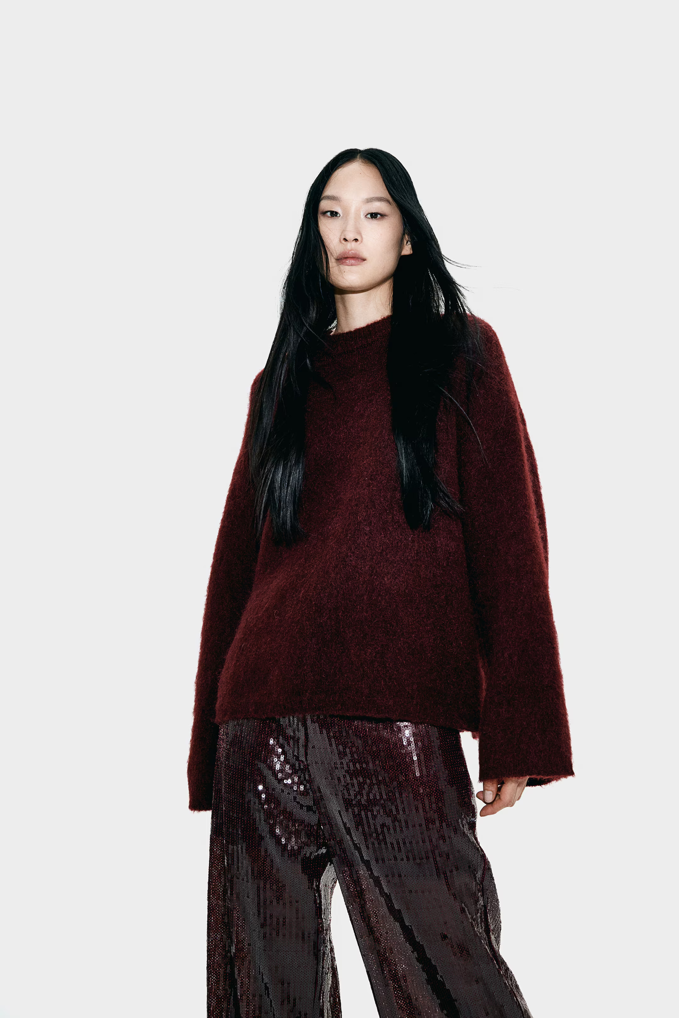 Oversized mohair-blend jumper | H&M (UK, MY, IN, SG, PH, TW, HK)