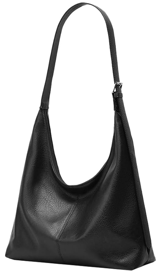 Slouchy Tote Bags for Women Retro Vegan Leather Shoulder Crossbody Bag Faux Leather Handbag Purse... | Amazon (US)
