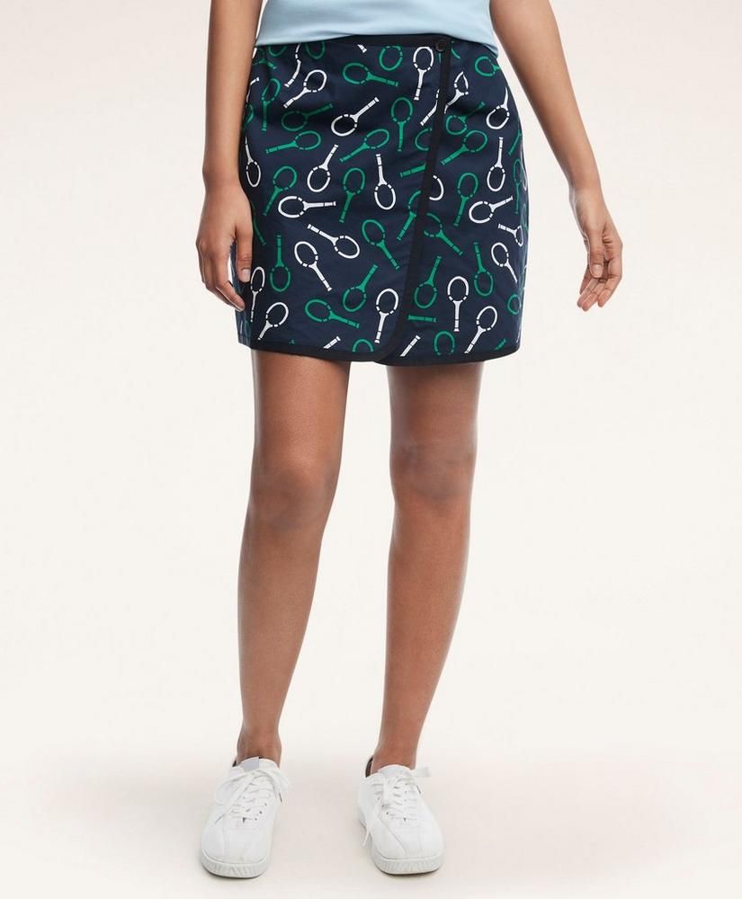 Reversible Print-Embroidered Tennis Skirt | Brooks Brothers